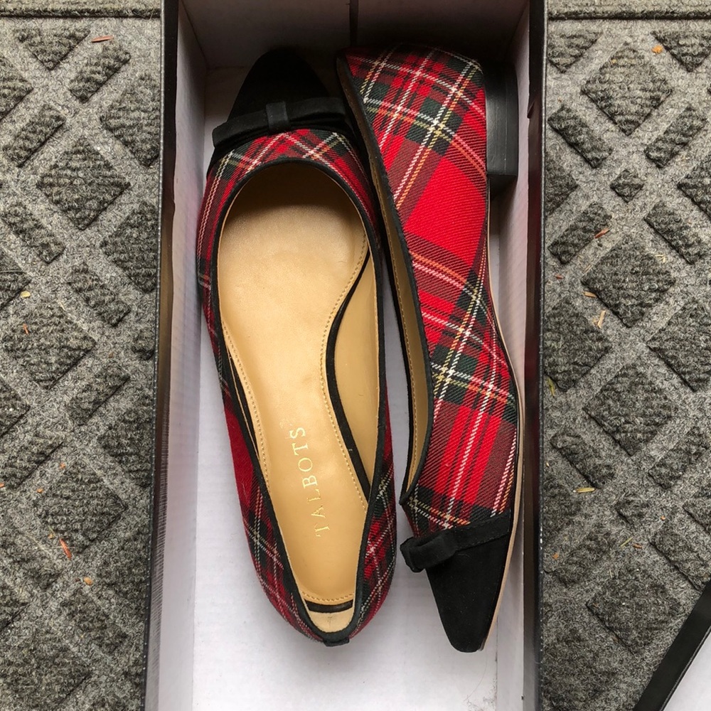 Talbots classic red Edison cap toe